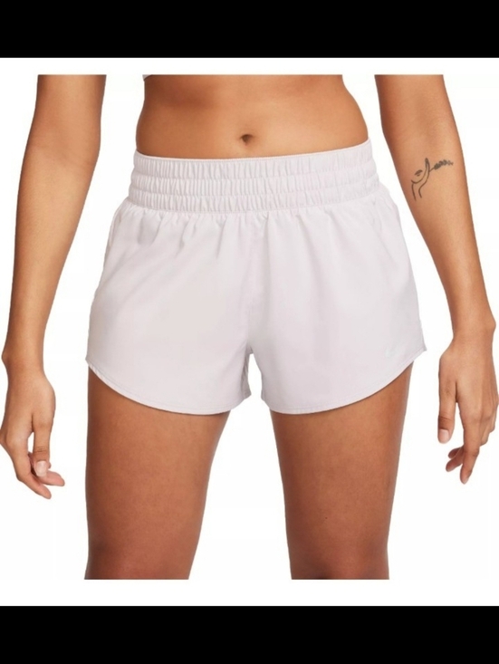 Nike Pants - NWT Nike One Dri Fit Mid Rise Brief Lined Shorts Size Medium Light Purple